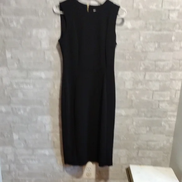 Elegant Black Sleeveless Dress - Picture 1 of 5
